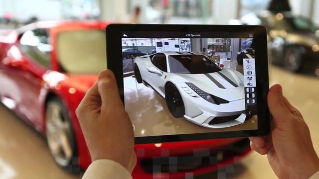 法拉利让你用iPad和超级跑车进行虚拟互动
