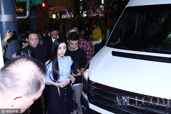 范冰冰备战金马奖势在必得 不惧发胖大吃宵夜