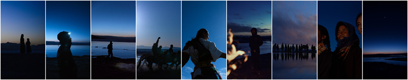 见水知蓝•纳木措  始祖鸟以纳木措蓝开启在地文化新篇章